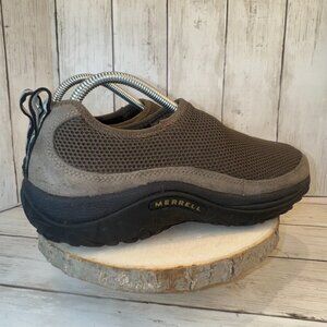 Merrell Mens Sz 7.5 Jungle Ventilator Moc II Herring Slip-On Performance Shoes
